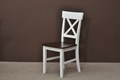 Krzesło drewniane  AL1 białe - zdjęcie nr 8