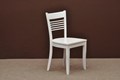 Krzesło drewniane RM1 białe - zdjęcie nr 7