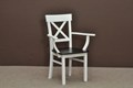 Krzesło z podłokietnikiem drewniane AL1 - zdjęcie nr 6
