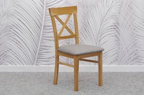 krzesło dębowe tapicerowane ax1 do jadalni