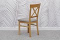 krzesło dębowe tapicerowane ax1 do jadalni - zdjęcie nr 4