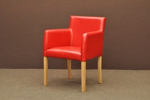 Krzesło z podłokietnikami tapicerowane BN1