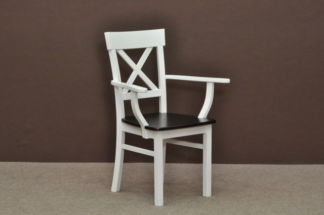 Krzesło z podłokietnikiem drewniane AL1