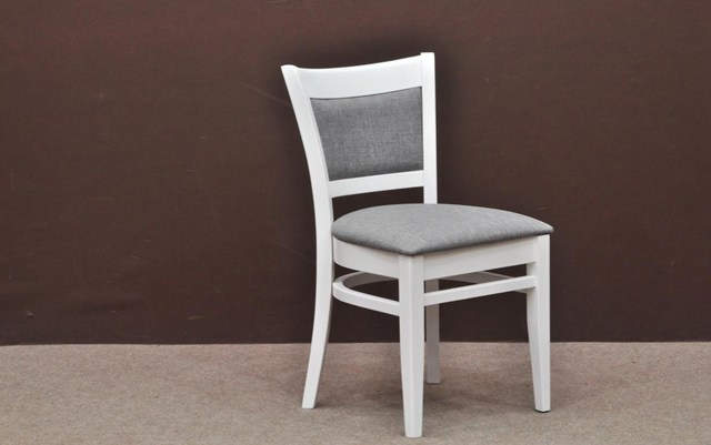 Krzesło drewniane AS1 białe