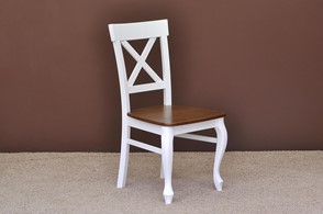 Krzesło drewniane Alena Ludwik białe