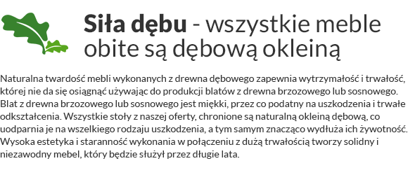 siła dębu