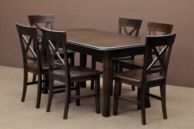 Zestaw stół i krzesła ZT109- kolor wenge. Źródło: Batdom